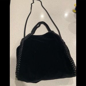 Stella Mccartney Velvet Mini Falabella Tote